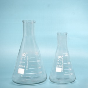 Glass Conical Flask,Narrow Neck With Graduations