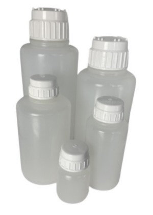 PPCO Heavy Duty Plastic Bottles,Autoclavable,Non-Sterile,Natural Translucent,Leak Proof
