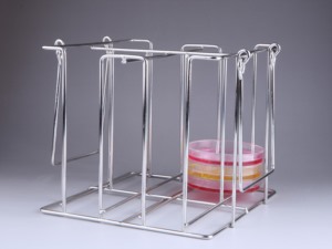 Stainless Steel Petri Dish Rack