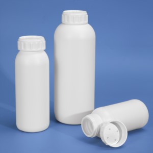 Fluoridation Bottles,HDPE,White, With HDPE Screw Cap