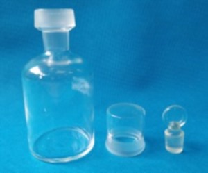 B.O.D. Bottles with Covers, Clear